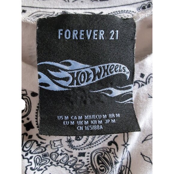 Hot Wheels Forever 21 Los Angeles Bandana SoCal Graphic Bodysuit M RARE!‎ - Picture 3 of 9